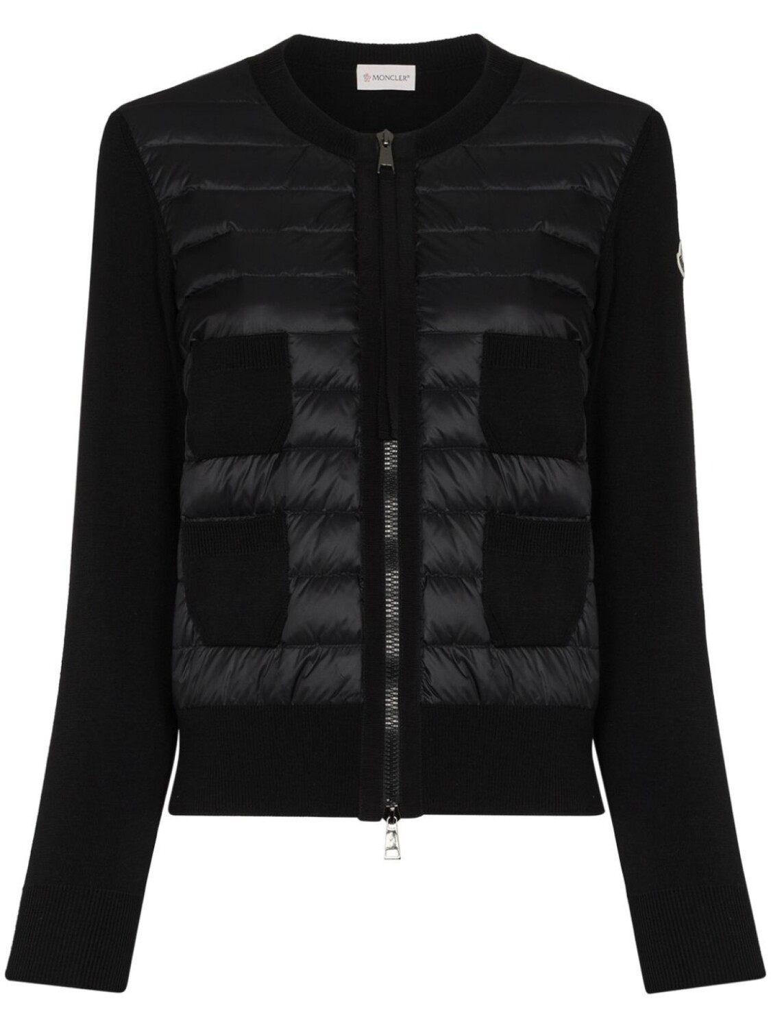 

Moncler кардиган с дутыми вставками, черный