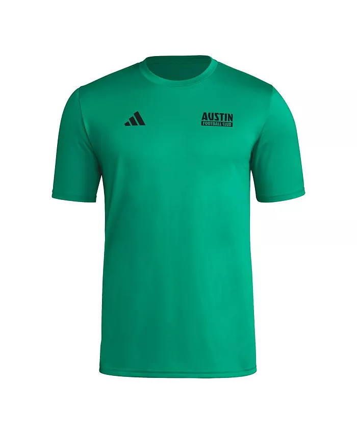 Мужская зеленая футболка Austin FC Local Wrap adidas — фото 2