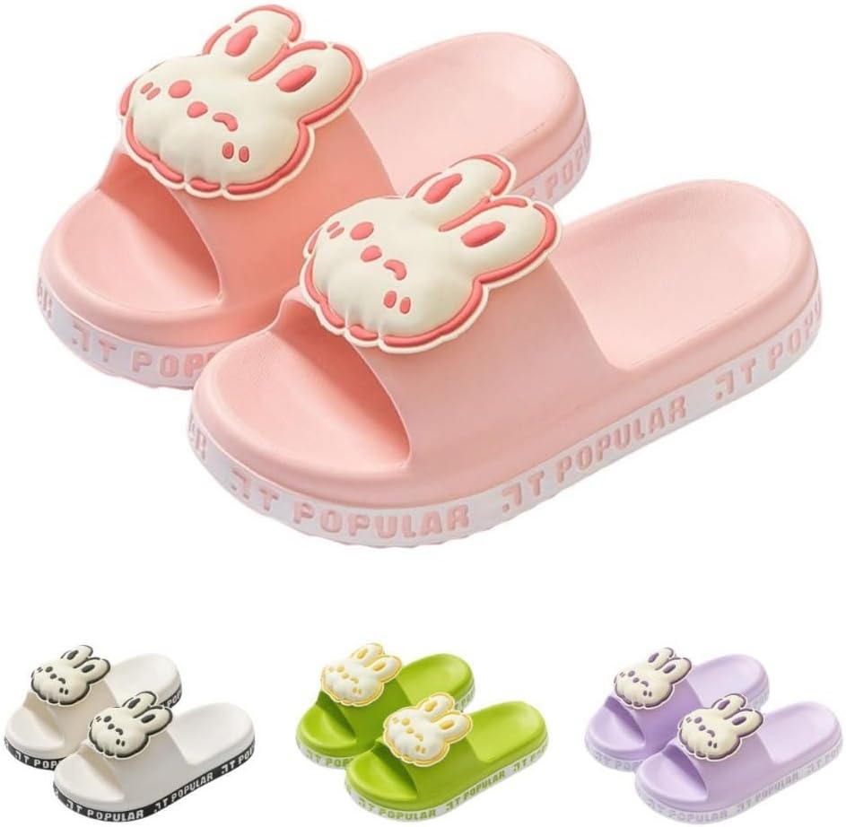 

Милые шлепанцы-зайчики для женщин Albiva, розовый