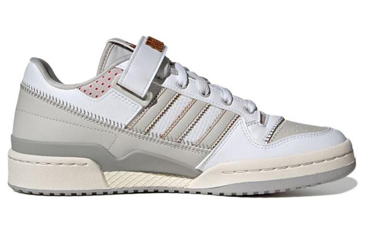 Кроссовки Forum Adidas Originals Low 'White Grey Embroidered' — фото 3