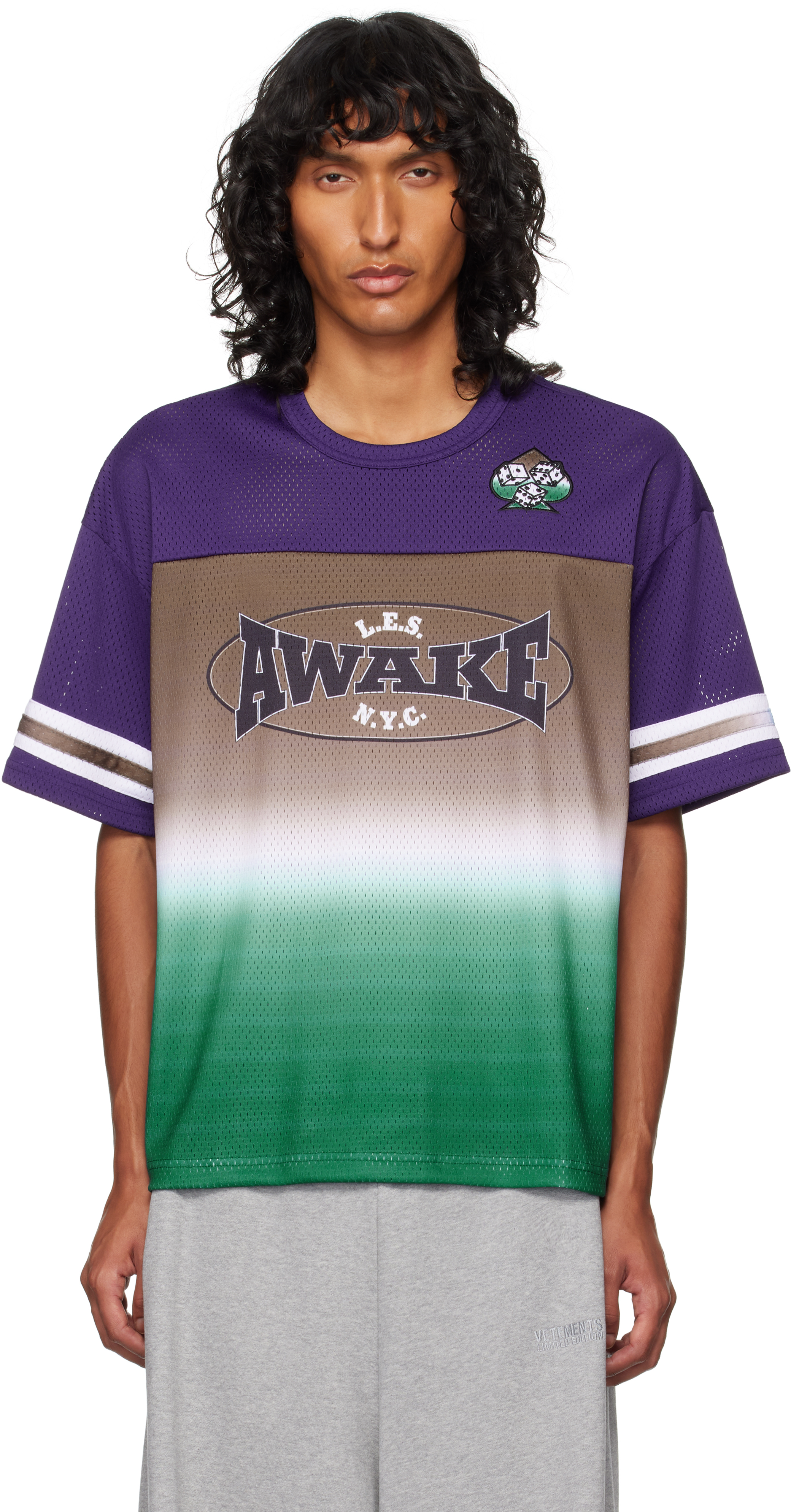 

Футболка ES Football Jersey коричневого цвета Awake NY