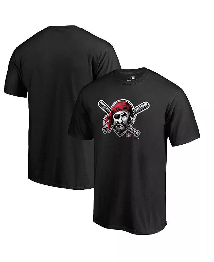 

Мужская черная футболка с талисманом Pittsburgh Pirates Midnight Fanatics