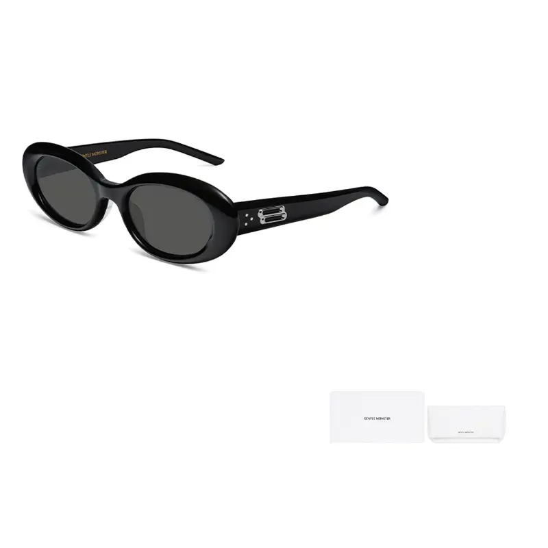 

GENTLE MONSTER Мольта 01 Овальные солнцезащитные очки, Black