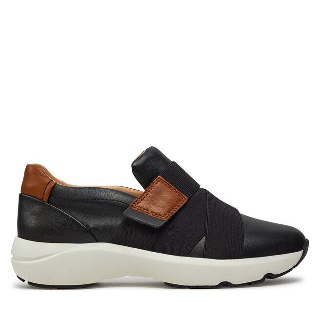 

Кроссовки Clarks Tivoli Strap 26177648 Black Leather, черный