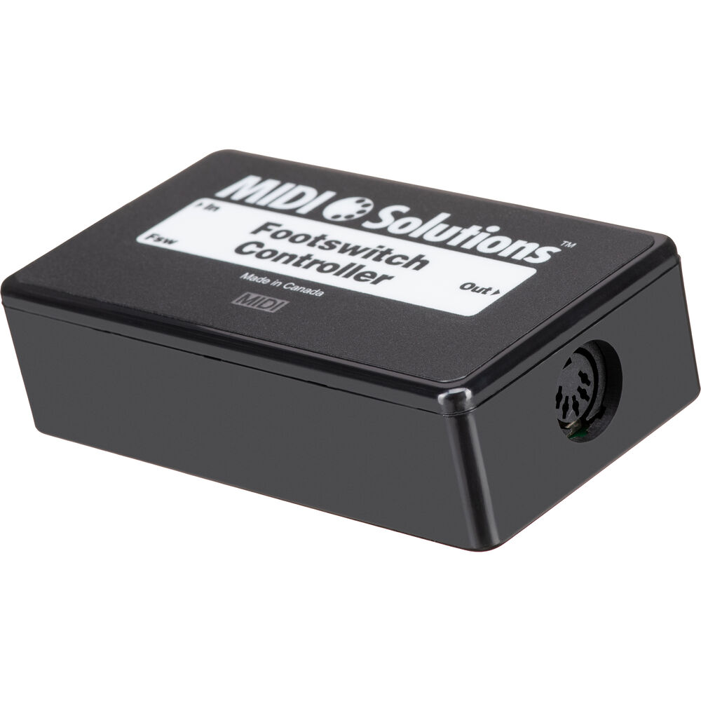 

MIDI Solutions Footswitch Controller MIDI FOOTSWITCH CONTROLLER