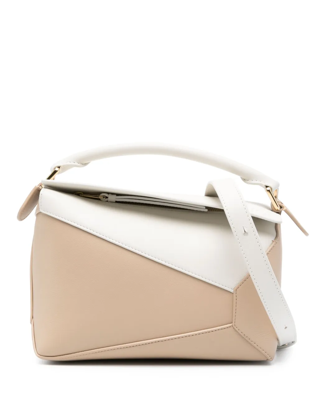 

Маленькая сумка-тоут Puzzle Loewe, бежевый