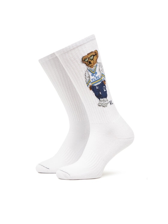 

Высокие мужские носки 449973027002 Polo Ralph Lauren, белый