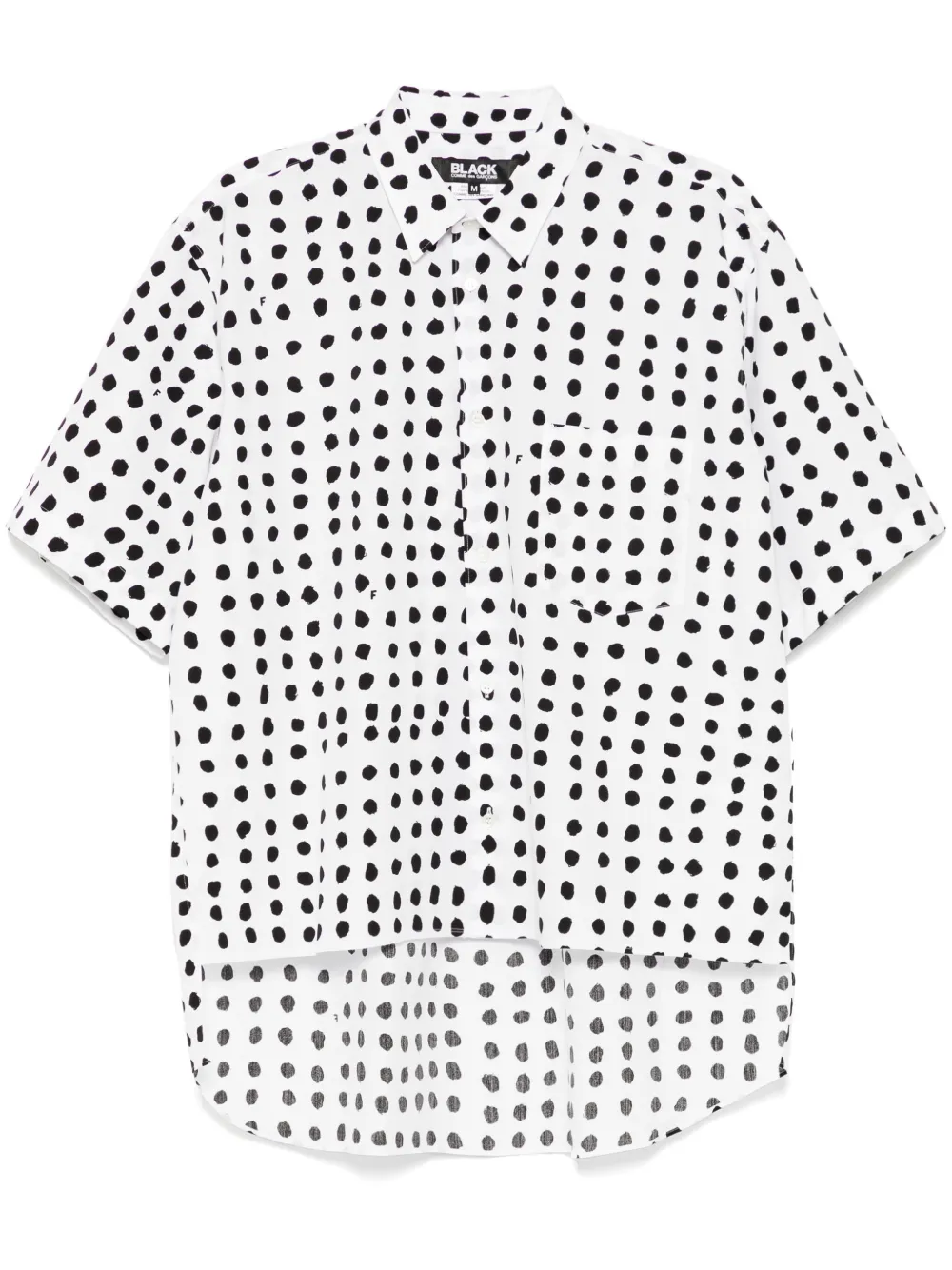 

Рубашка Filip Pagowski в горох Black Comme Des Garçons, белый