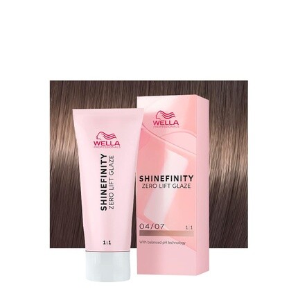 

ПРОФЕССИОНАЛЫ Shinefinity Dark Chocolate Color 04/07 60 мл Wella