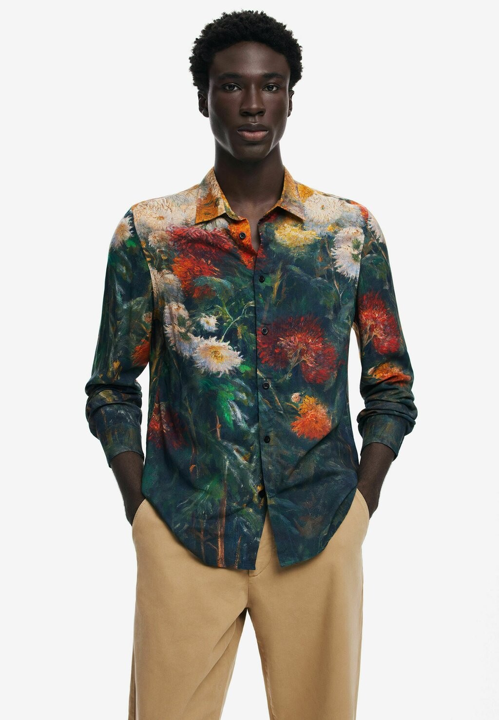 

Рубашка Desigual, красный