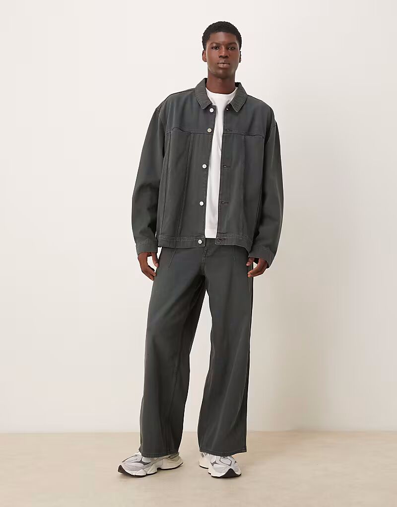 

Джинсы свободного кроя синего цвета Asos Design