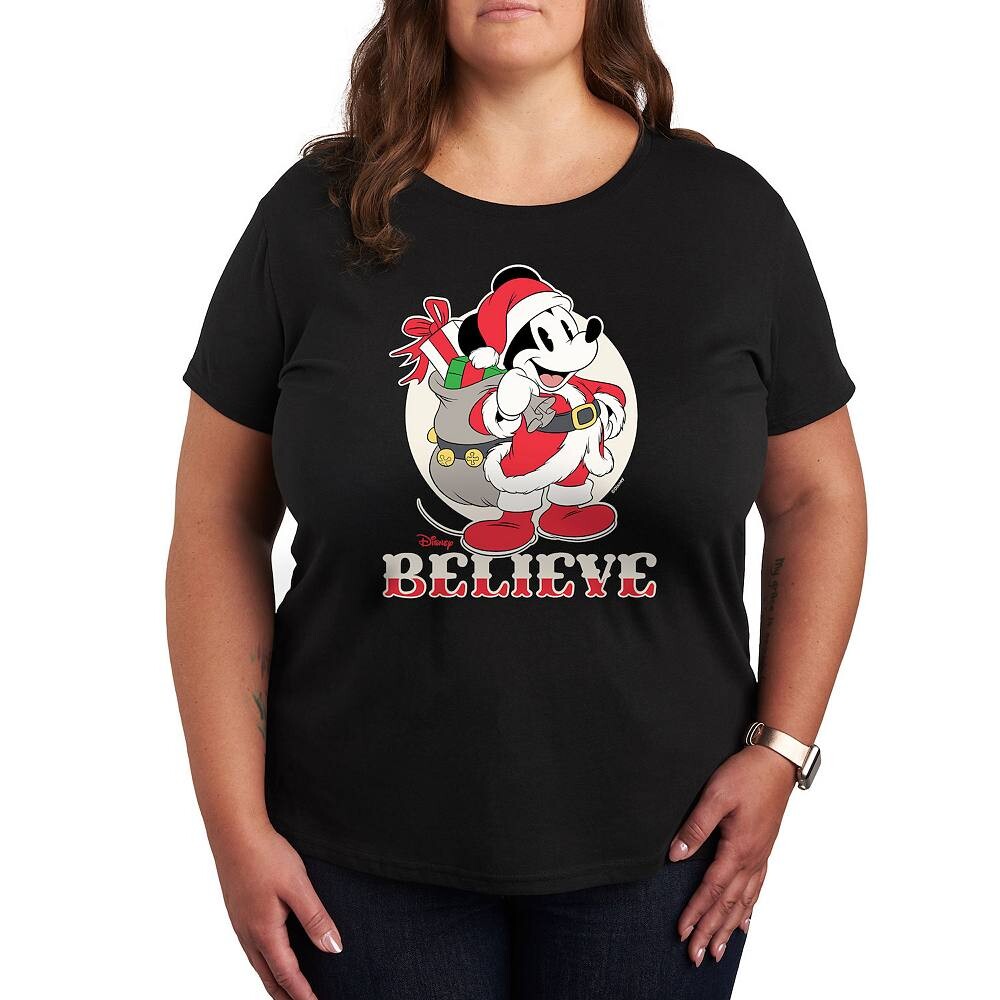 

Футболка Disney's Mickey Mouse Plus Believe с рисунком, черный