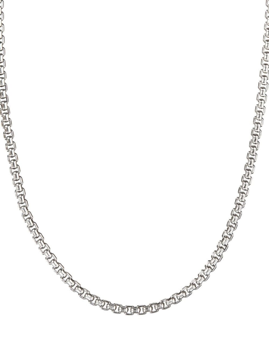 

Колье Box Chain из желтого золота и серебра David Yurman, серебряный
