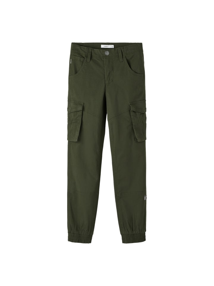 

Тканевые брюки name it, зеленый