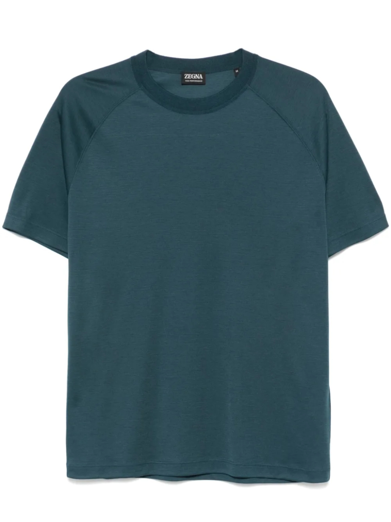 

Zegna шерстяная футболка, зеленый