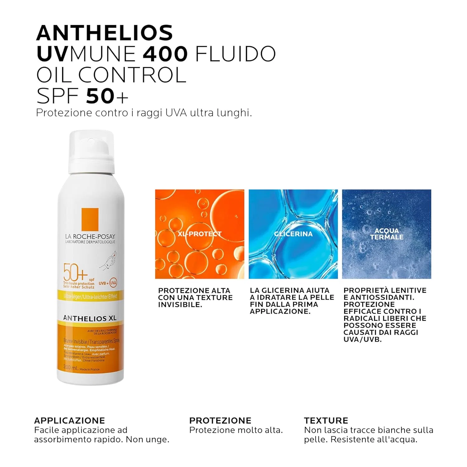 Набор солнцезащитных средств «Anthelios Invisible Spray SPF50+» 200 мл и «Anthelios Anti-Brillance» 75 мл от La Roche-Posay La Roche-Posay — фото 2
