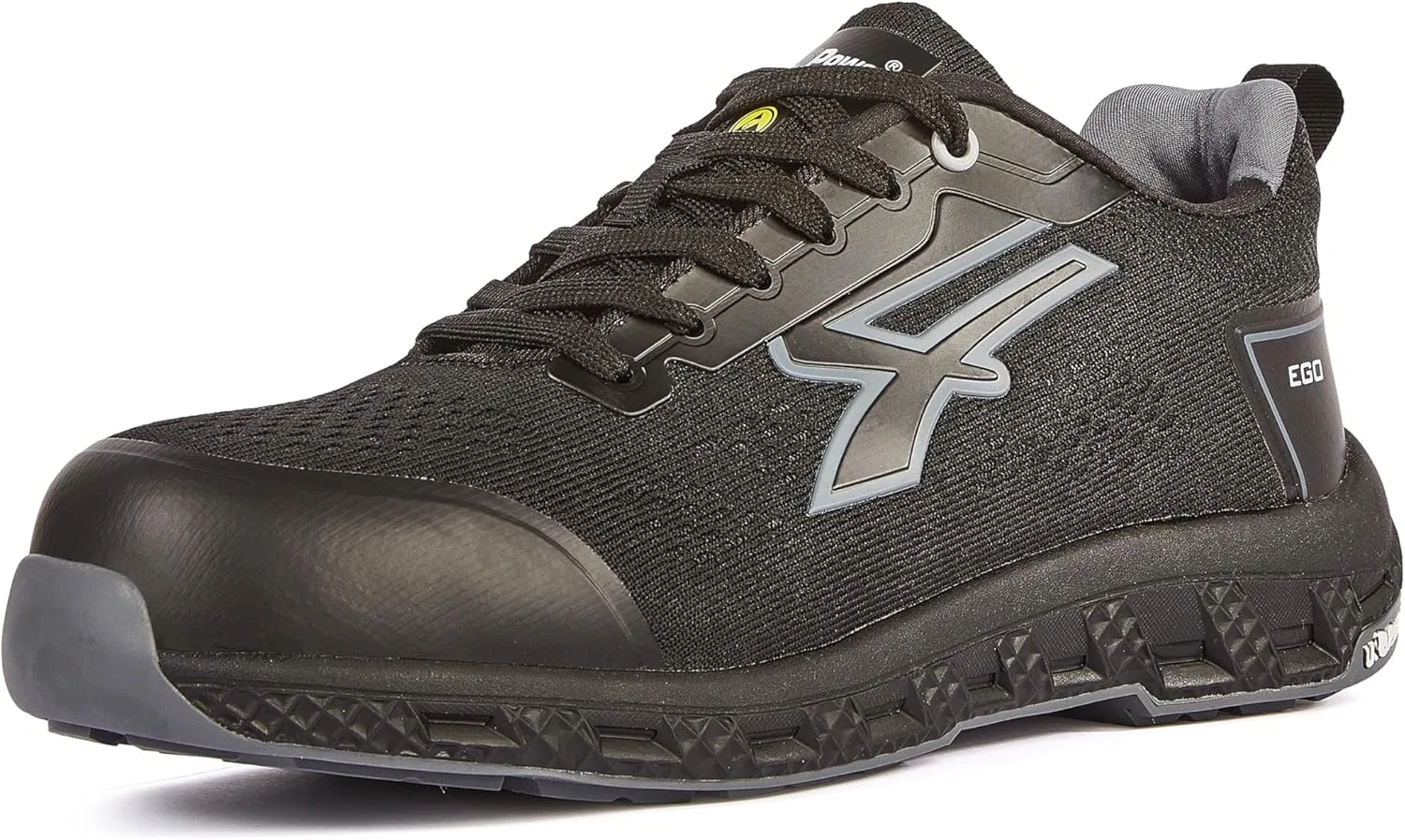 Мужские противопожарные туфли U Power Scarpe Antinfortunistiche Da Lavoro, Black And Grey
