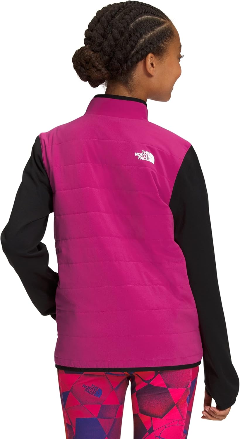 Детская зимняя теплая гибридная куртка North Face для подростков на молнии The North Face, Fuschia Pink — фото 2
