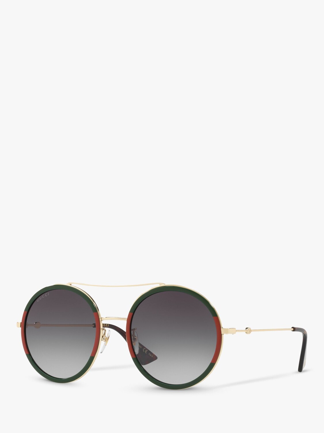 

Женские поляризационные круглые солнцезащитные очки Gucci GG0061S, золотисто-серый с градиентом