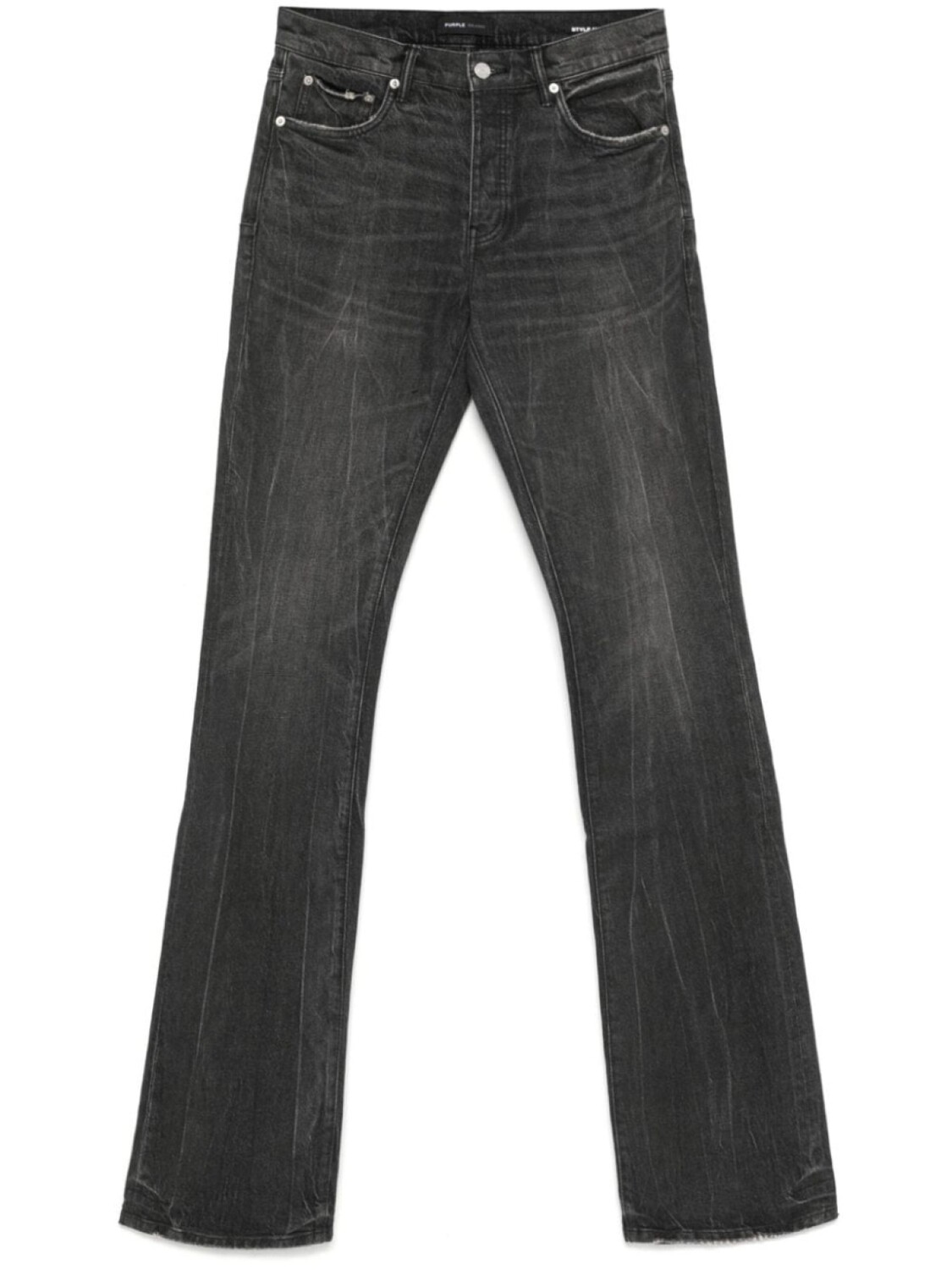 

Джинсы Purple Brand P072 Raw Super Stack Flare, черный