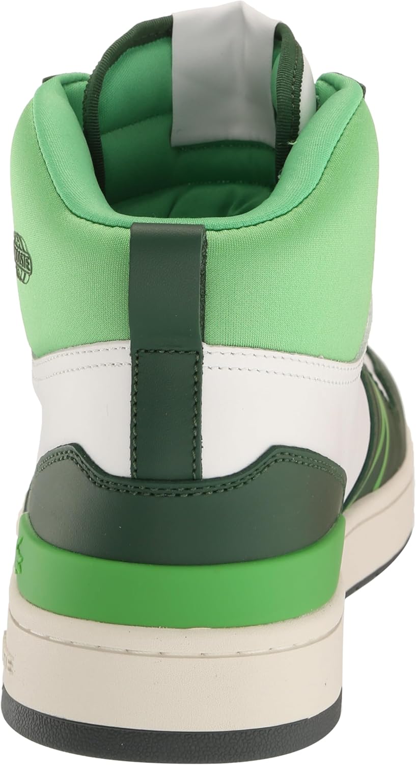 Мужские кроссовки Lacoste L001 Mid, белый/зеленый — фото 3