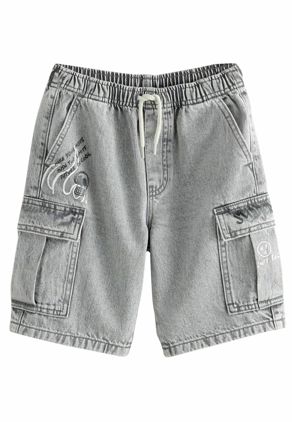 

Джинсовые шорты REGULAR FIT Next, серый
