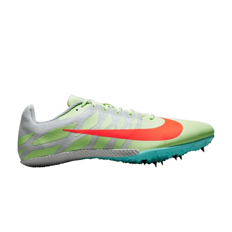 

Бутсы Nike Zoom Rival S 9 'Barely Volt Hyper Orange', зеленый