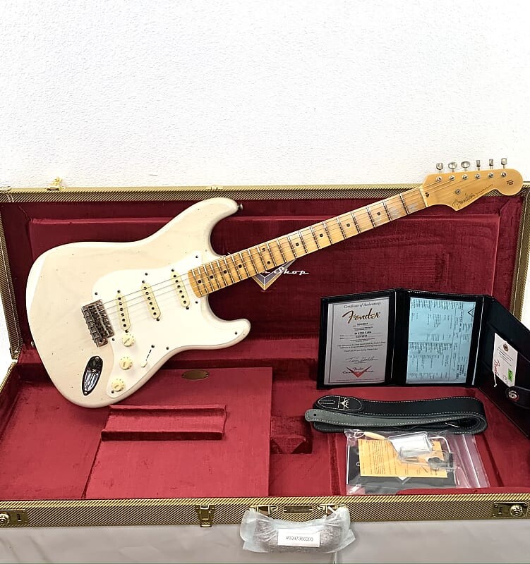 

Электрогитара Fender Custom Shop 56 Stratocaster Journeyman - Aged White Blonde