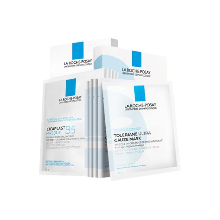 La Roche-Posay Набор успокаивающих и увлажняющих масок для лица LIFUQUAN B5+Special, 2+2 коробки, B5 mask 5 tablets + Tean 5 tablets