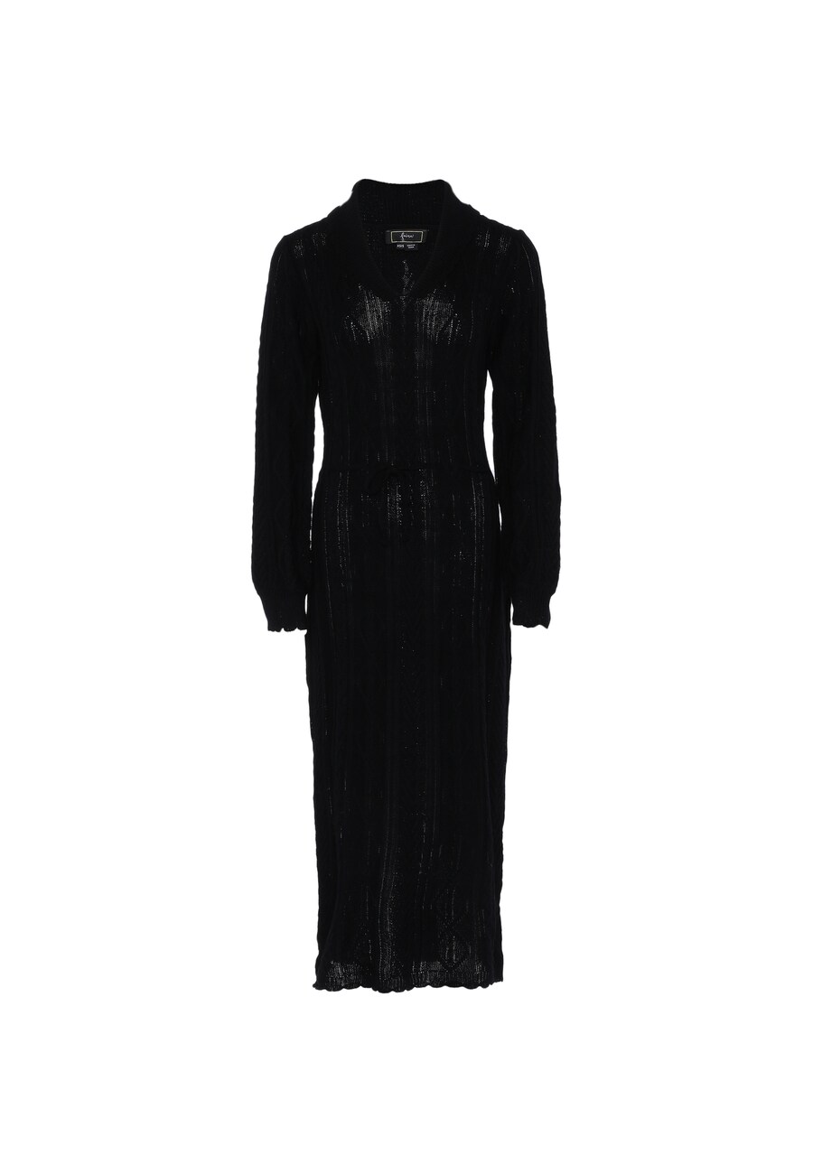 

Вязаное платье faina Knitted dress, черный