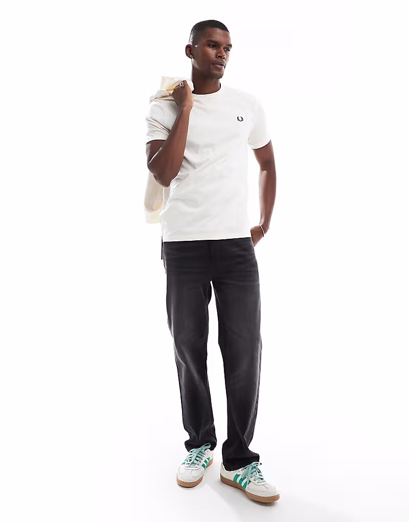

Футболка Fred Perry Ringer цвета экрю