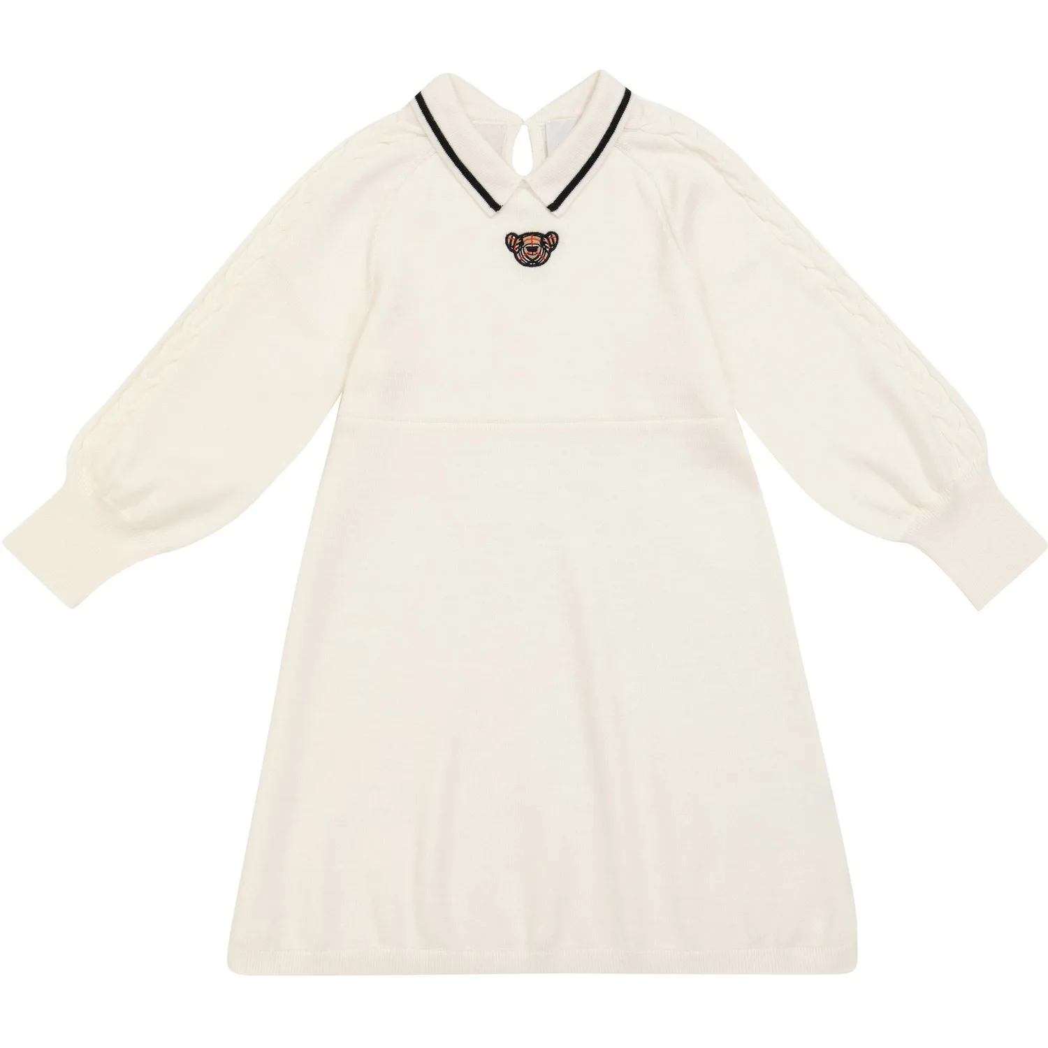 Burberry Платье FW22 White Kids' — фото 3