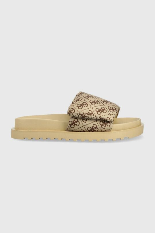 

Шлепки Guess, бежевый