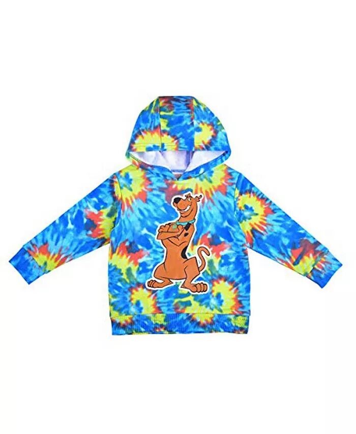 

Синий пуловер с капюшоном и принтом «Скуби-Ду» для малышей Children'S Apparel Network