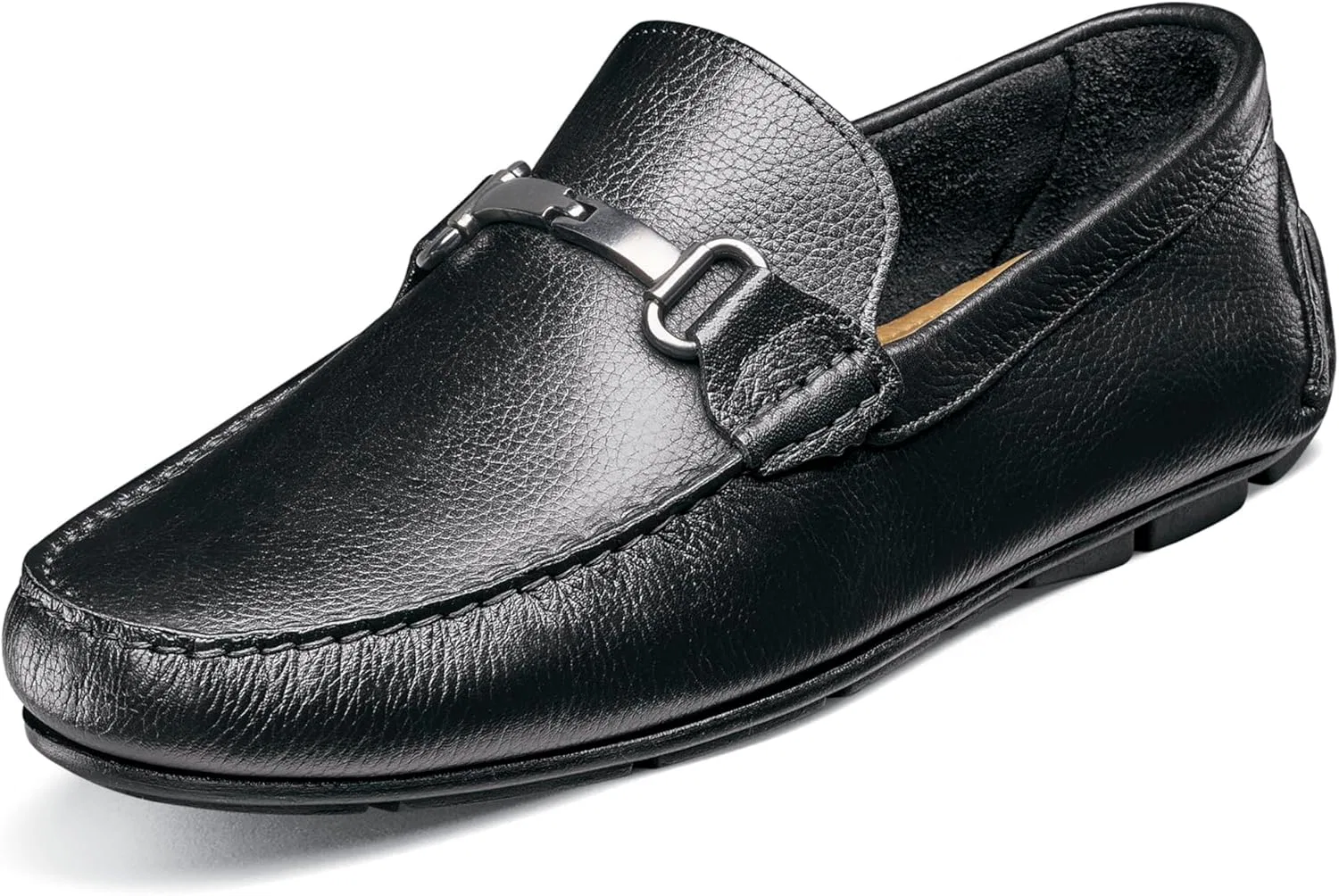 Мужские тапочки Florsheim Lago Moc Toe Bit Driver, Black Milled
