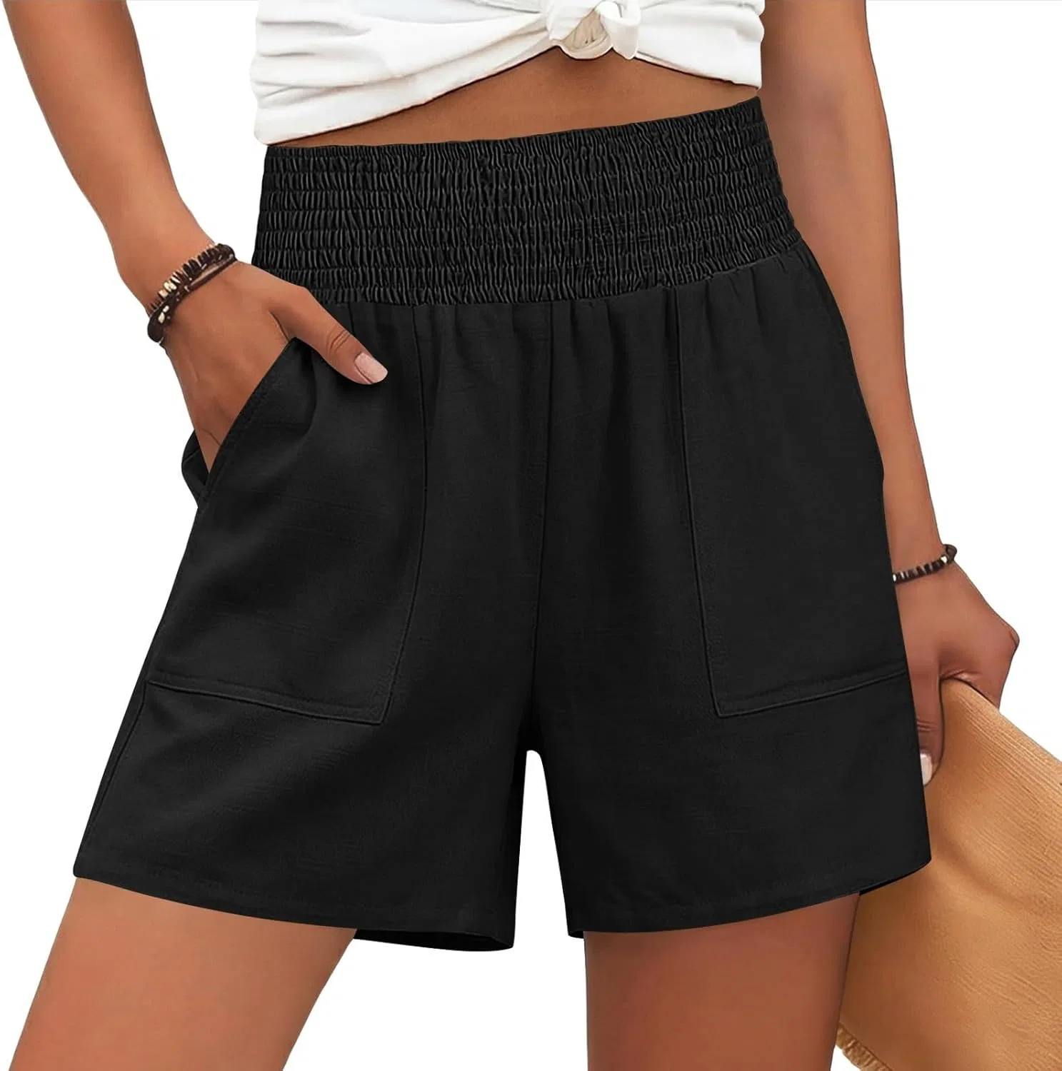 Шорты Active с высокой посадкой, Black
