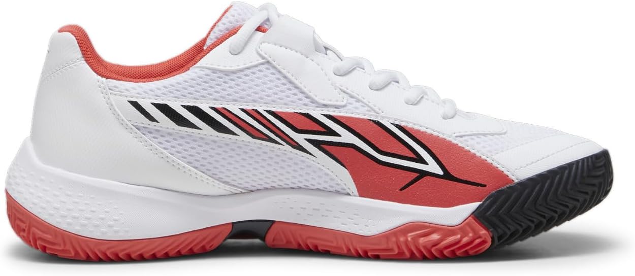 Мужские кроссовки Puma Nova Court для пикабола, белый/черный/красный — фото 4