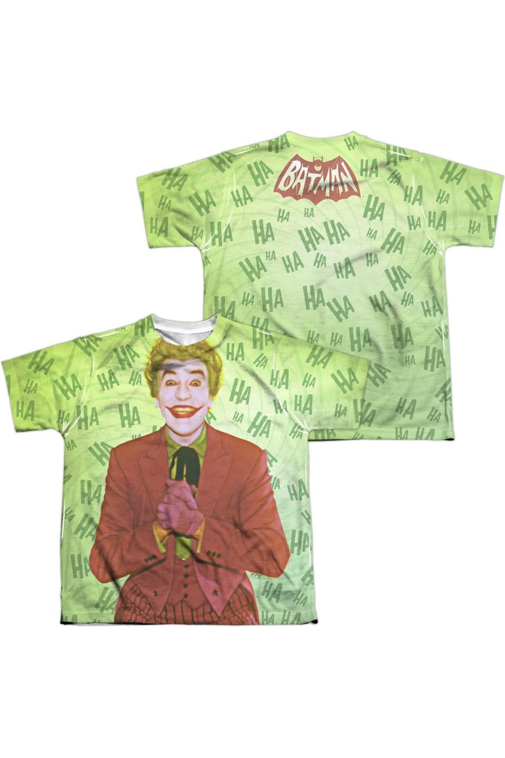 

Футболка с принтом "Batman Classic TV Jokes On You" (спереди и сзади), детская, короткий рукав, полиэстер Gildan, белый