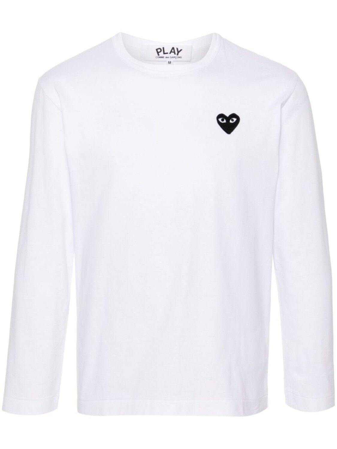 

Comme Des Garçons Play футболка с нашивкой, белый
