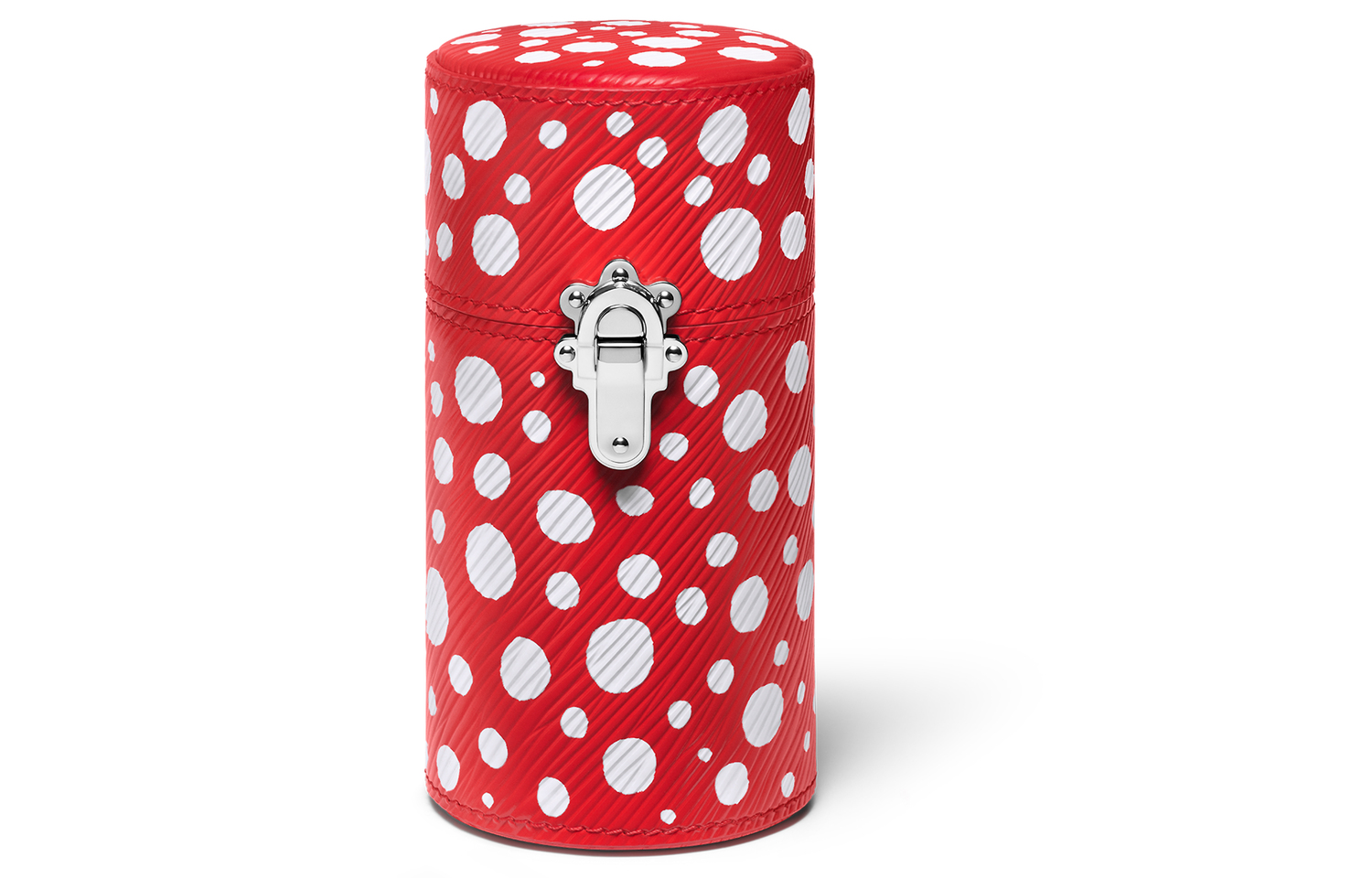 LOUIS VUITTON Yayoi Kusama Collaboration Calfskin Perfume Bag Storage Bag Women's Red & White — фото 2