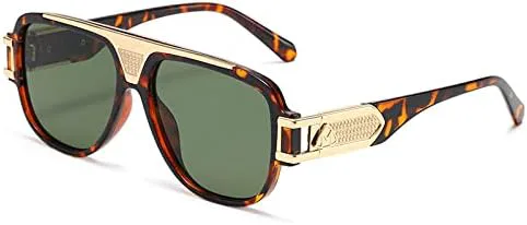 

Винтажные солнцезащитные очки 2027 года для женщин, модные мужские классические ретро-очки, большие очки в оправе, защита от УФ-излучения UV400 MTZJH, C4