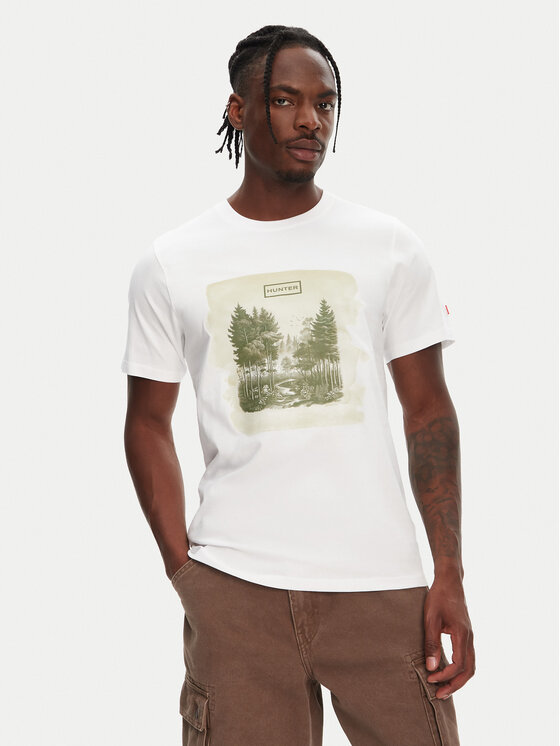 

Футболка обычного кроя Duart Graphic HARM0033251 Hunter, белый