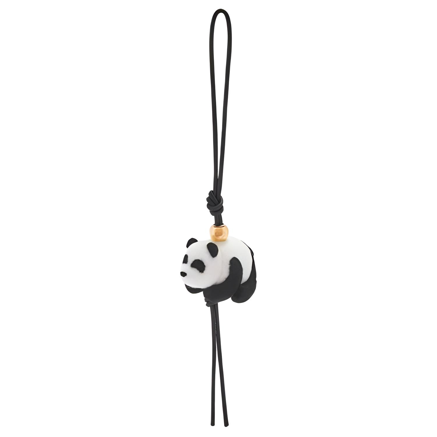 

LOEWE Чёрный женский кулон из телячьей кожи с войлочным элементом, Black