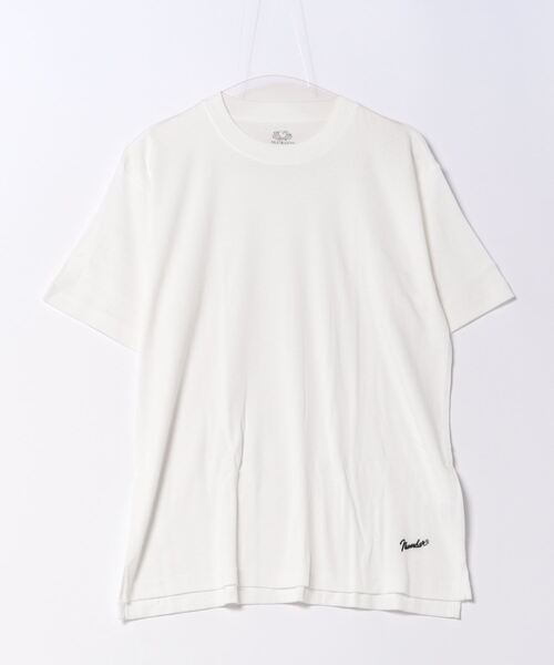 

Футболка с коротким рукавом, однотонная, с логотипом, FRUIT OF THE LOOM x NUMBER (N)INE, белый