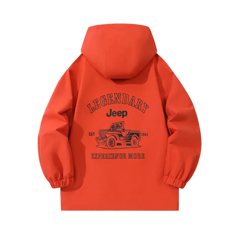 Унисекс худи с капюшоном Jeep, Orange (Liner Included) — фото 4