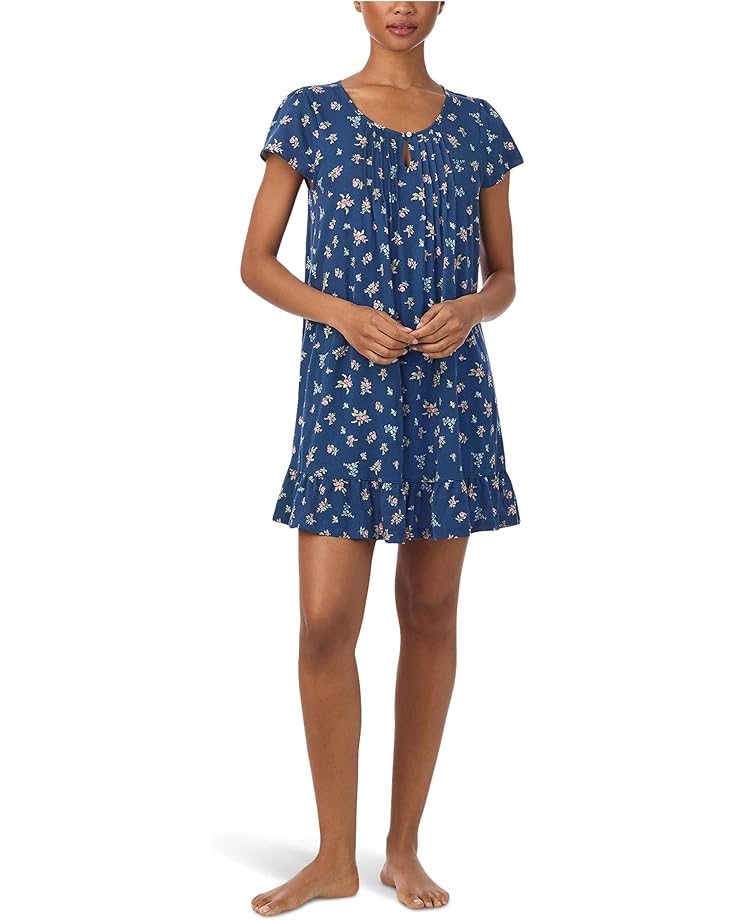 

Женский халат-балетка Lauren Ralph Lauren Flutter Sleeve Knit, Navy Ground Paisley