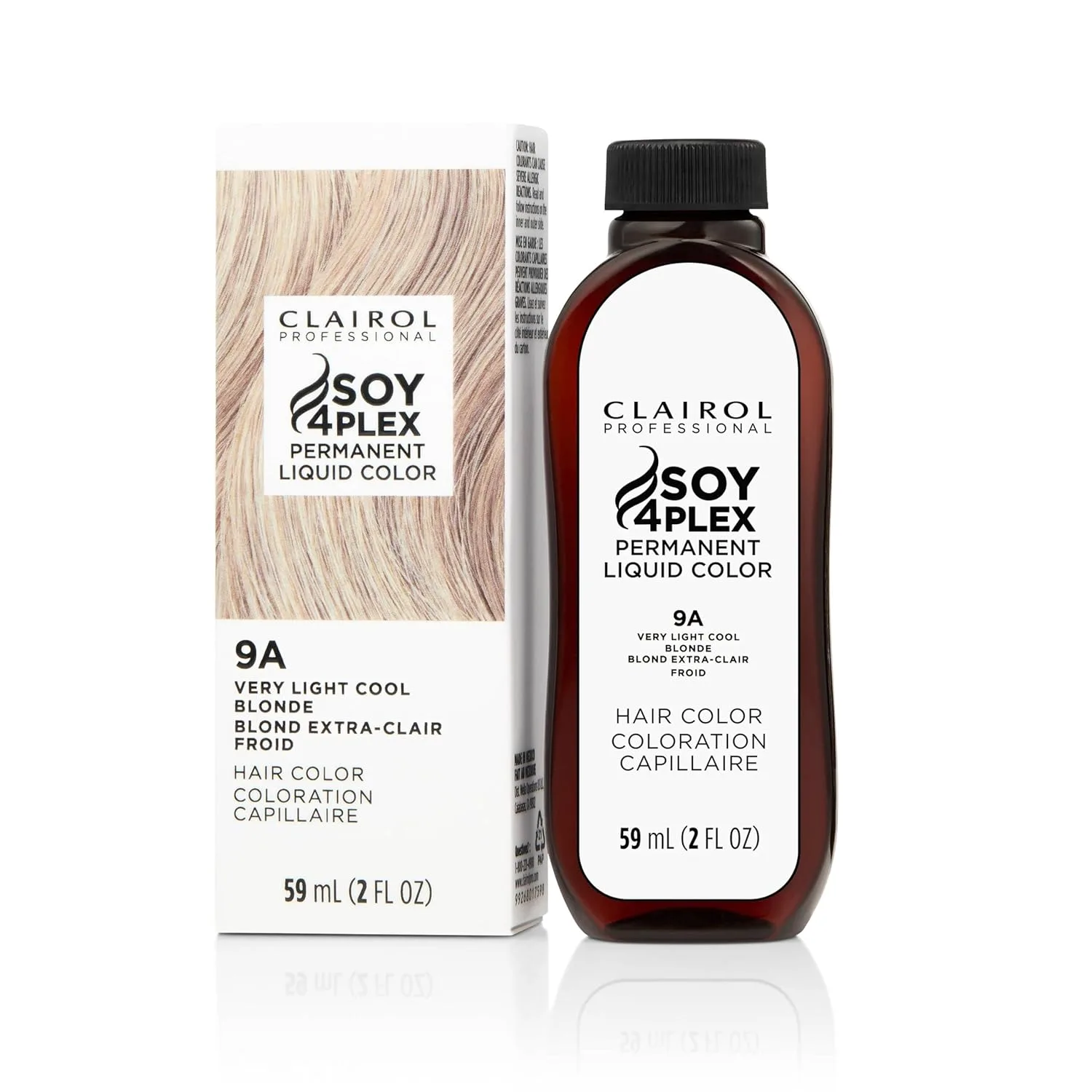 Стойкий цвет волос Clairol Professional Liquicolor для очень светлого блонда/ультратонда с полным закрашиванием седины | Упаковка может отличаться, 9a Very Light Cool Blonde