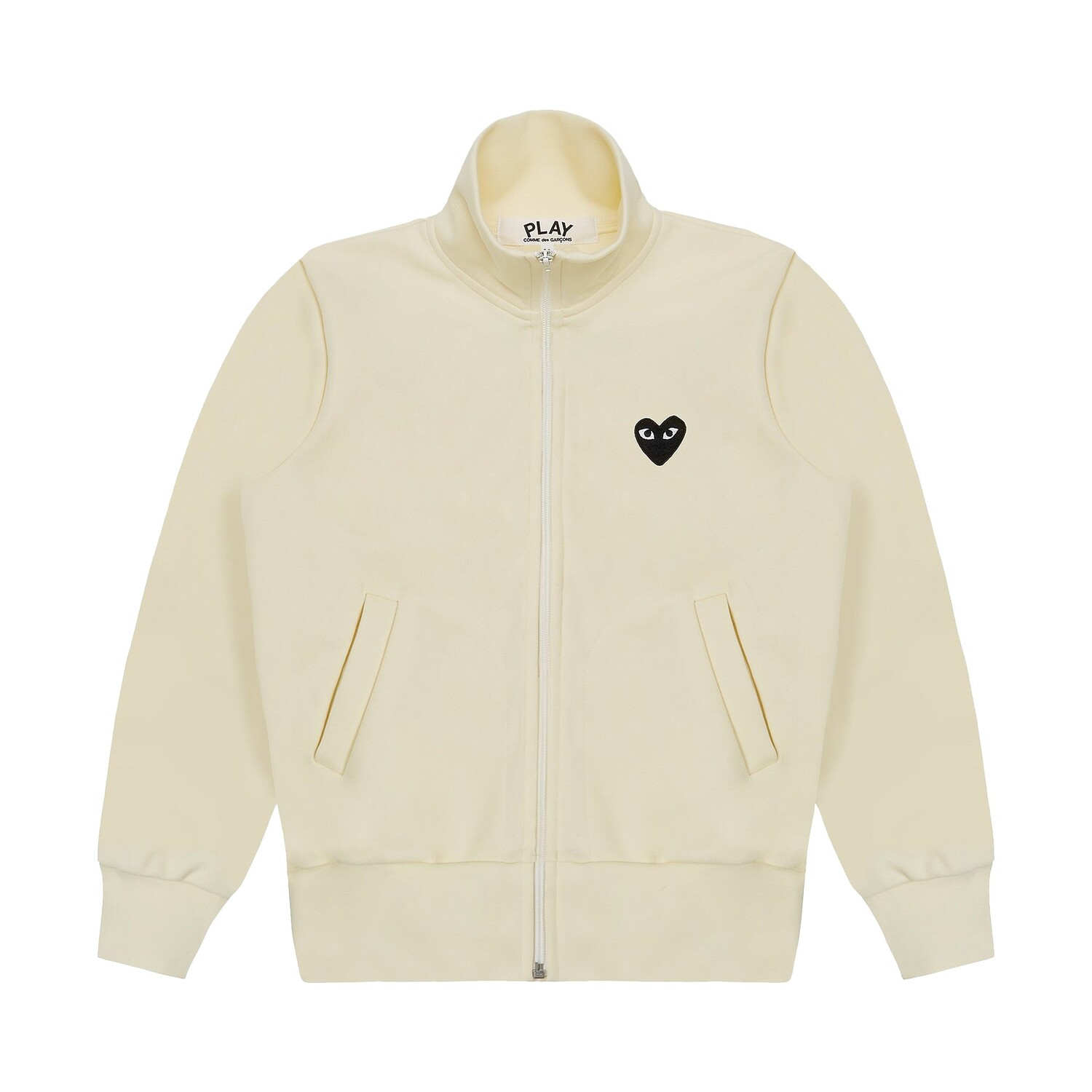 

Спортивная куртка Comme des Garçons PLAY Ivory с большим сердцем, цвет Ivory