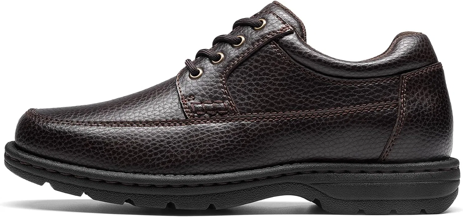 Мужские рабочие туфли Bruno Marc с поддержкой свода стопы, модель Walk Oxfords, деловые туфли на шнуровке, Coffee — фото 3