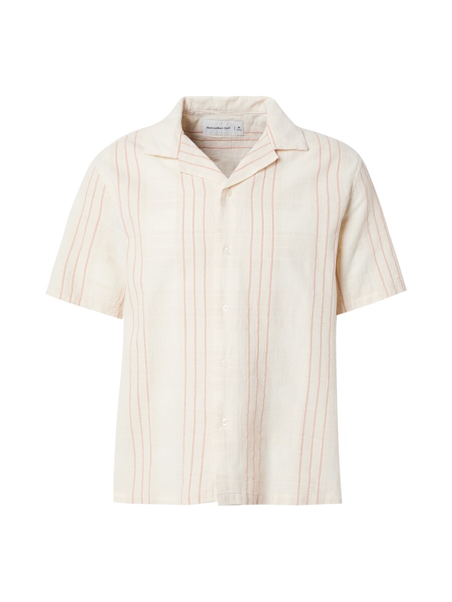 

Рубашка обычного кроя на пуговицах Abercrombie & Fitch, цвет Cream/Nude